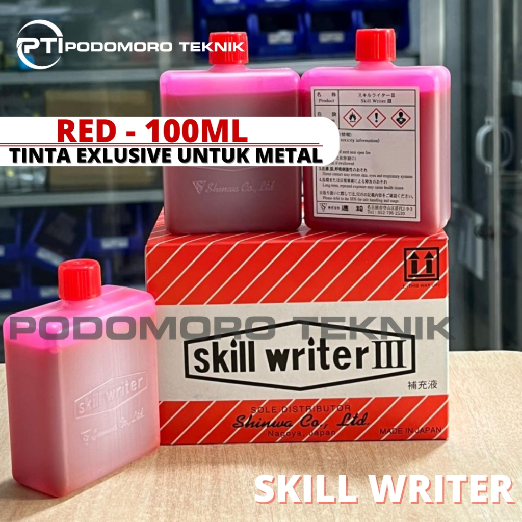 SHINWA Skill Writer III Tinta Exclusive Skill Writer Metal SHINWA - 100ML
