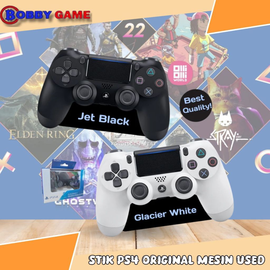 STIK PS4 ORI MESIN CABUTAN SECOND BEKAS USED DUALSHOCK PS4 ORI