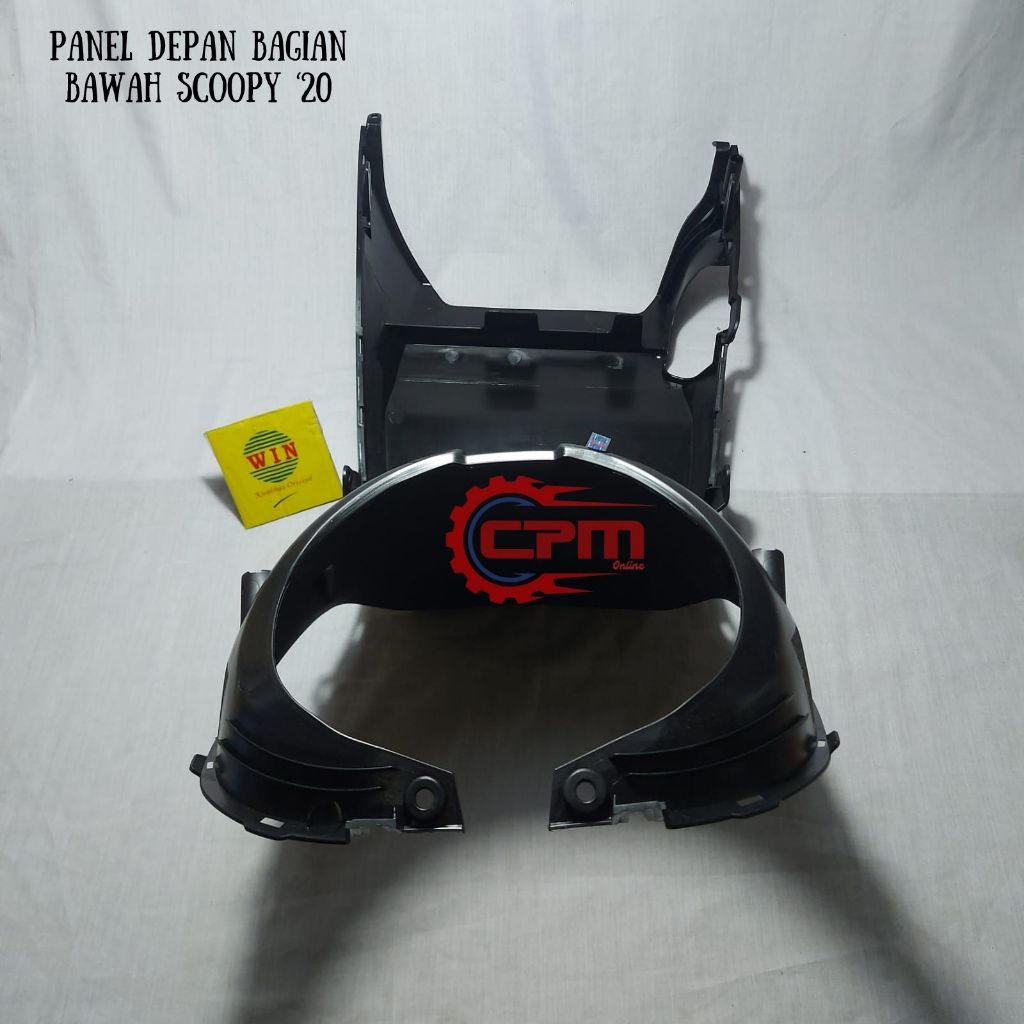 WIN Panel Depan Bawah Scoopy 2020 Dek Paru Lumpur Spoiler Cover Paruh Body Front Lower