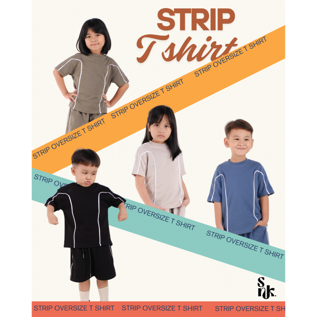 SENKU STRIP OVERSIZE T-SHIRT