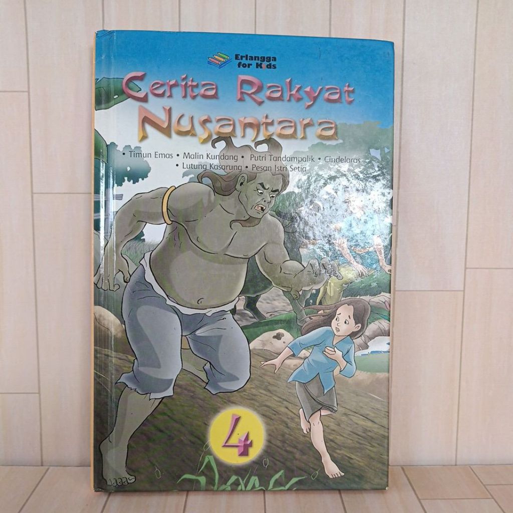 Buku Bacaan Anak Erlangga For Kids Cerita Rakyat Nusantara 4 Hardcover