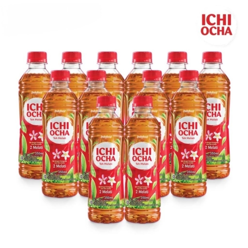 12pcs - Ichi Ocha Teh Melati 350 gr / Minuman Ichi Ocha