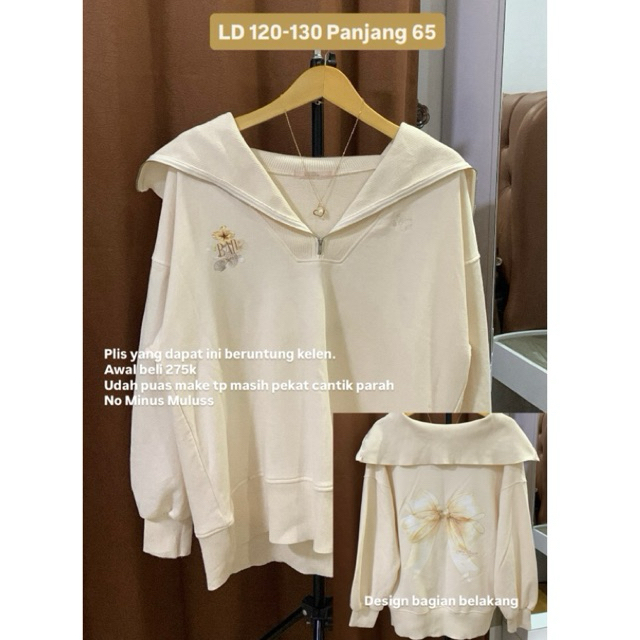 crewneck halfzip overzise || Crewneck Halfzip || Crewneck Coqquette || Halfzip || Crewneck Cewe || C