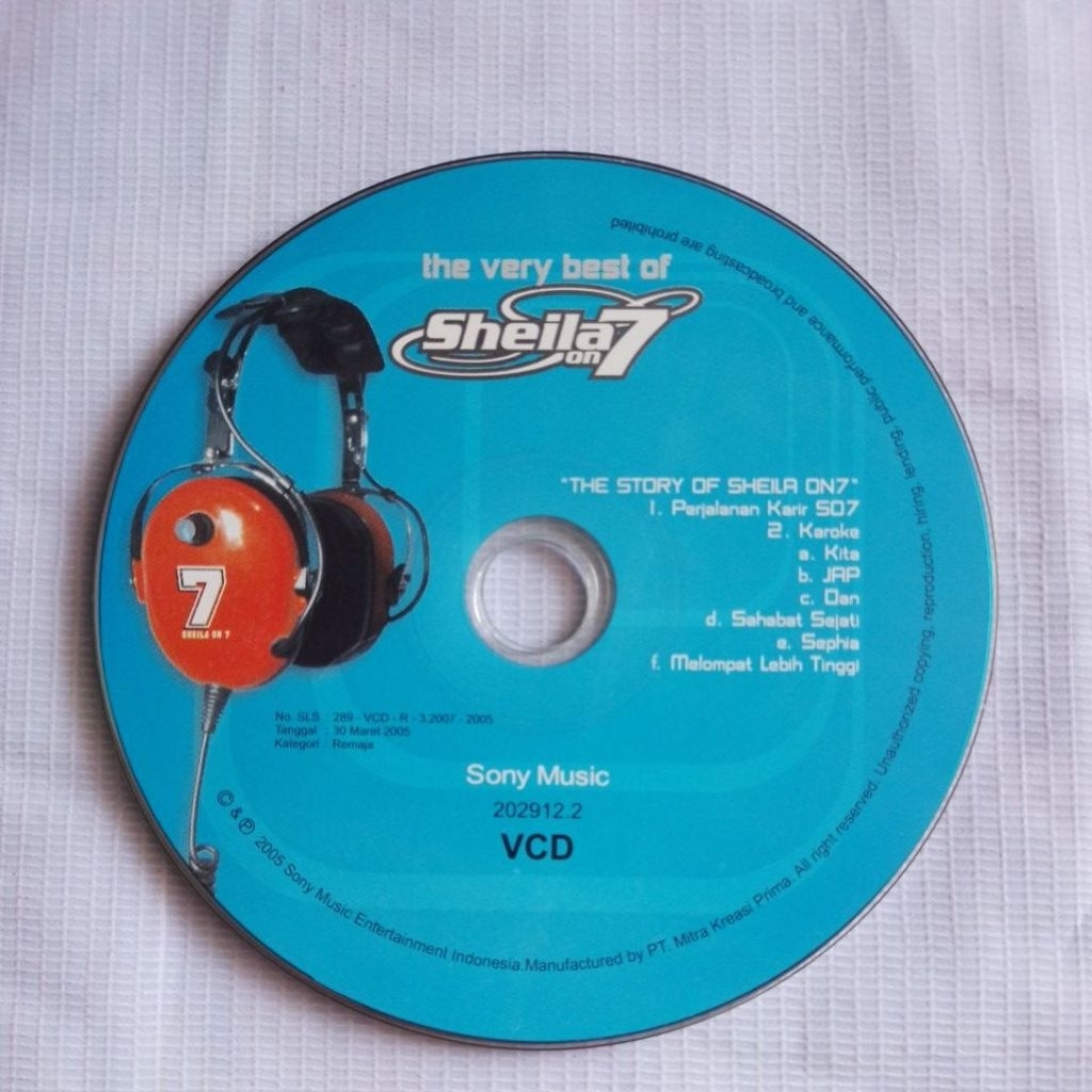 kaset vcd lagu the very best sheila on7