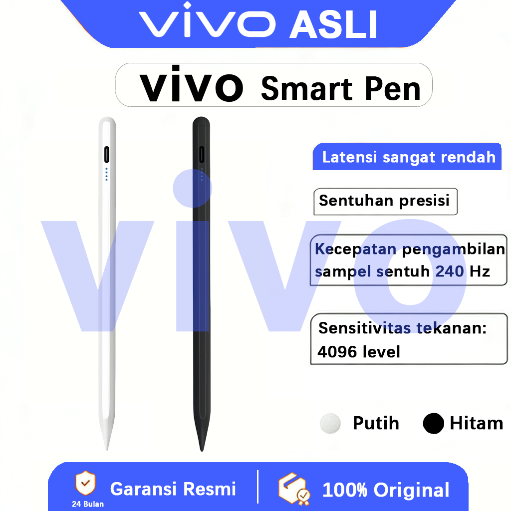 vivo Stylus Pen, for vivo Pad Air/Pad SE//Pad5e/Pad Air/Pad3 Pro Stylus pen Untuk tablet vivo[NEW][1