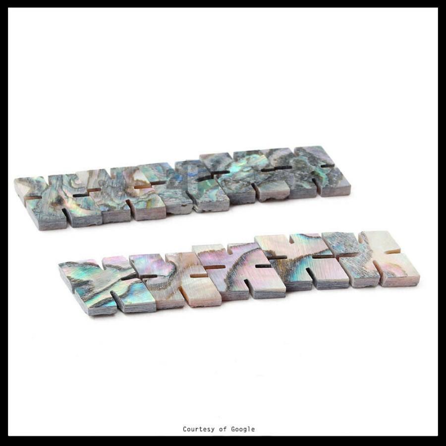 Inlay Gitar Guitar Tanda Nada Cross Abalone