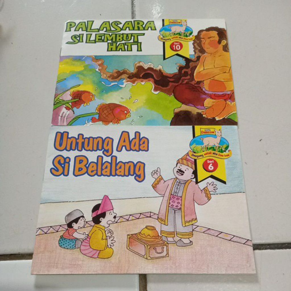 BUKU CERITA D4NCOW PALASARA SI LEMBUT HATI DAN UNTUNG ADA SI BELALANG UK.BESAR