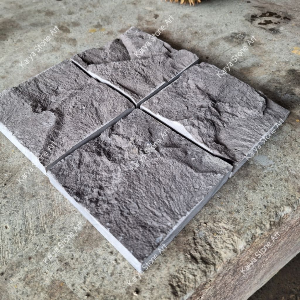 Batu Marmo Hitam 10x10cm | Batu Alam Marmer Hitam | Batu Marmer Carport