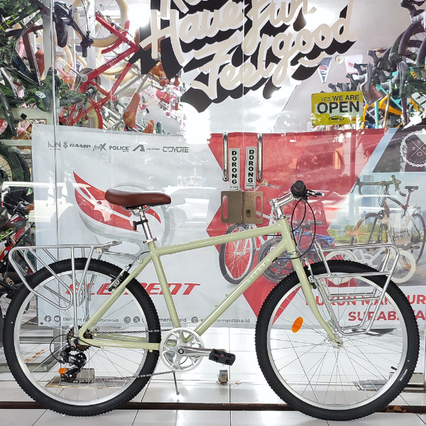 Element Urban City Bike OTTAWA RSE 26 Shimano 7 Speed - Classic Vintage Model City Bicycle With Allo