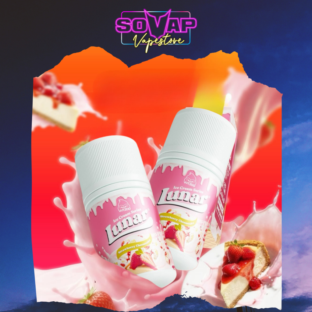 Lunar Strawberry Cheesecake Ice Cream 3mg & 6mg 60ml
