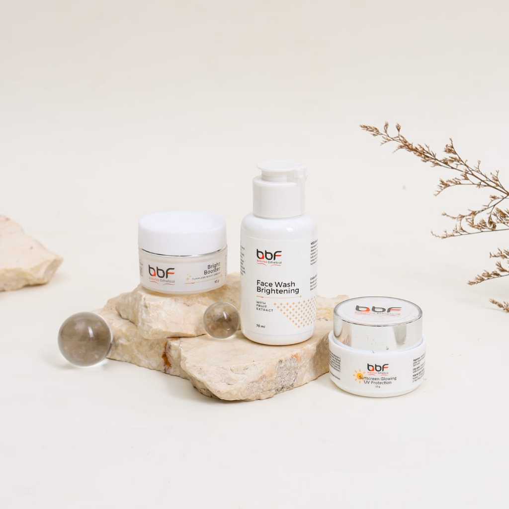 Paketan 3 Glow Bbf - Skincare Babyfee - Paket Skincare Bbf Glow isi 3