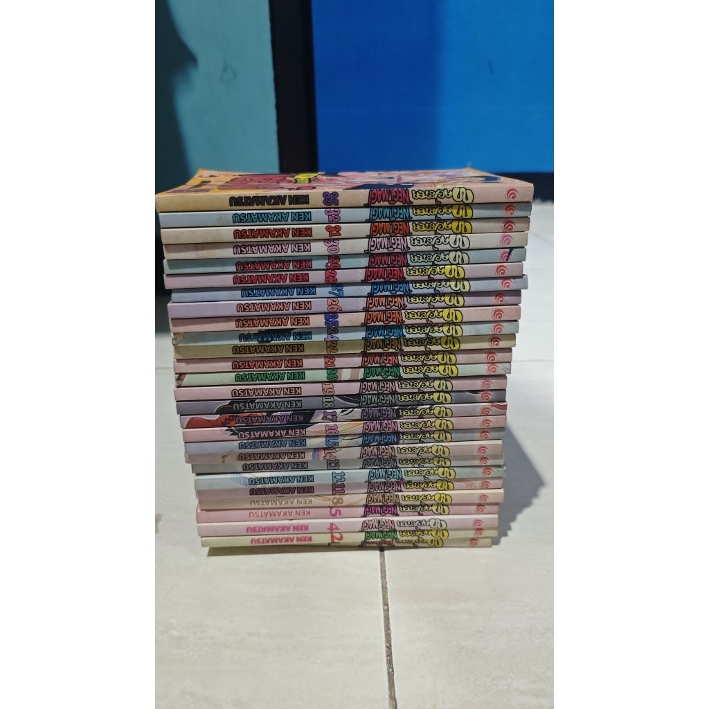 komik magister negi magi set (minus beberapa volume)