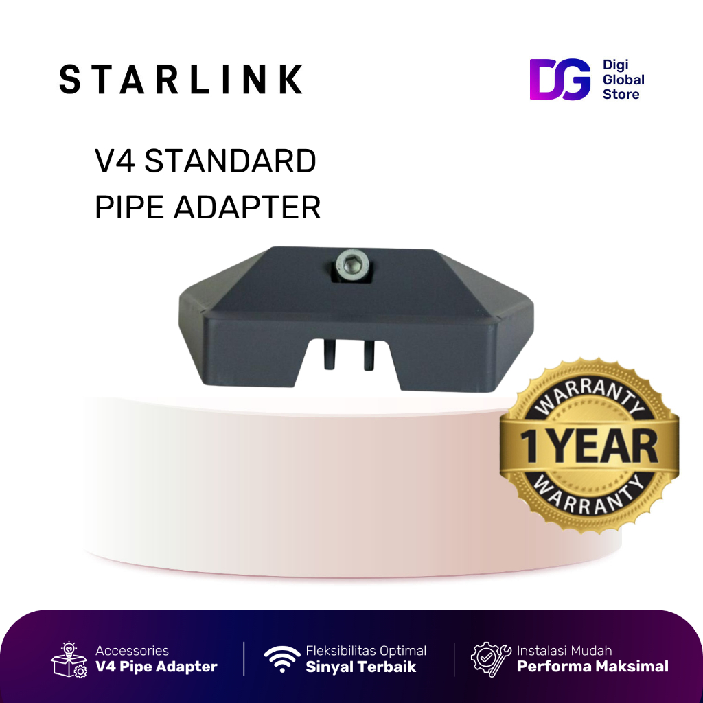 Starlink Aksesoris Original Adaptor, Mount, Cable untuk Starlink Gen 3 V4 & Backpack untuk Starlink 