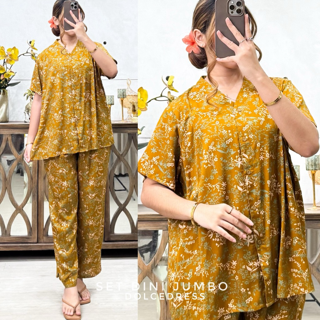 Setelan Celana DOLCE DINI Piyama Motif By Dolce Dress