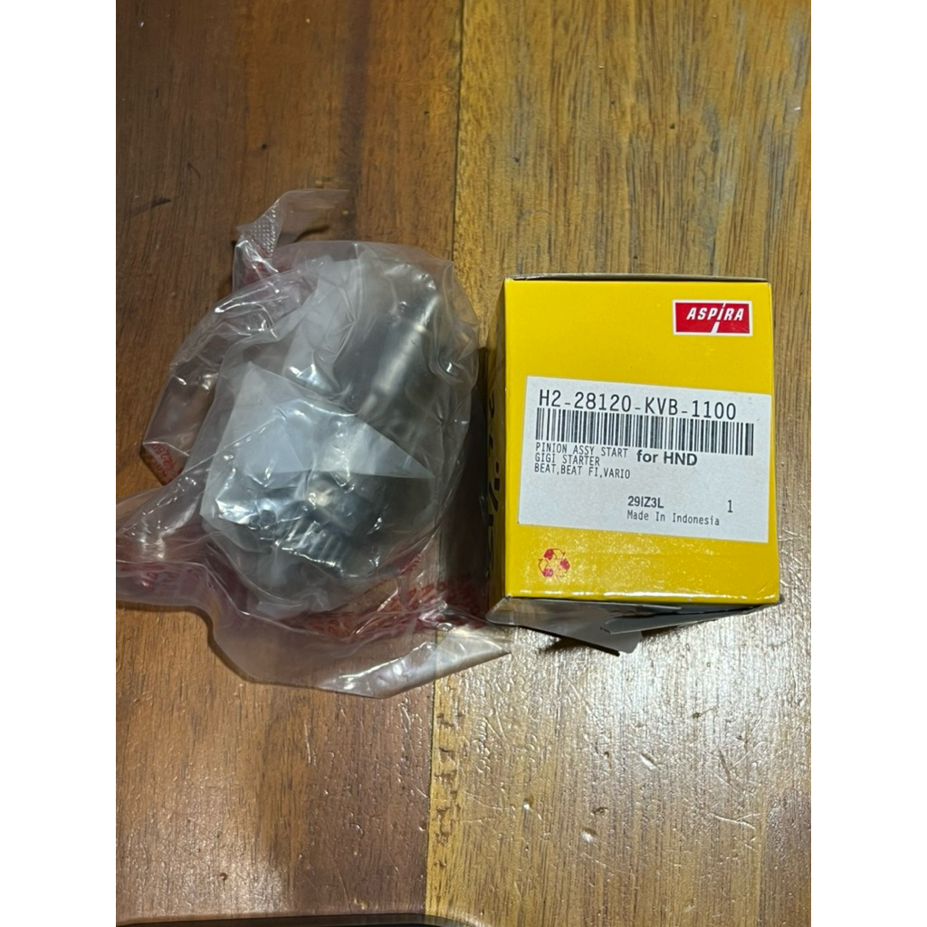 Gigi starter pinion granat Vario Beat karbu Aspira
