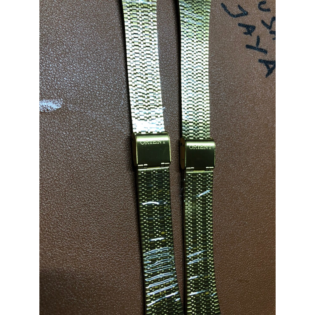 strap jam tangan orien gold tali pasir siap pakai