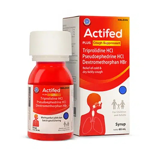 Actifed merah obat batuk 60ml