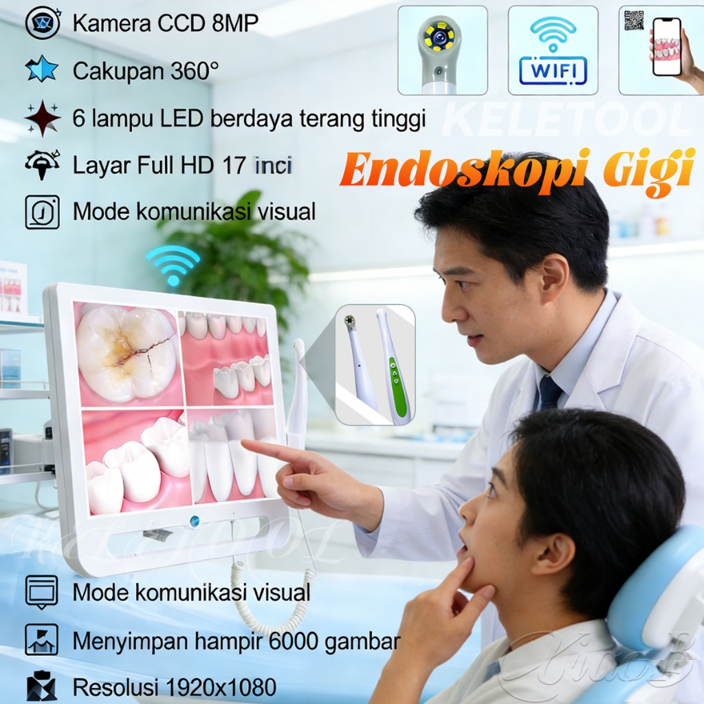 Intraoral Camera Set Dengan Bracket Intraoral Camera Dental Kamera Endoskopi Gigi Intraoral Dental E