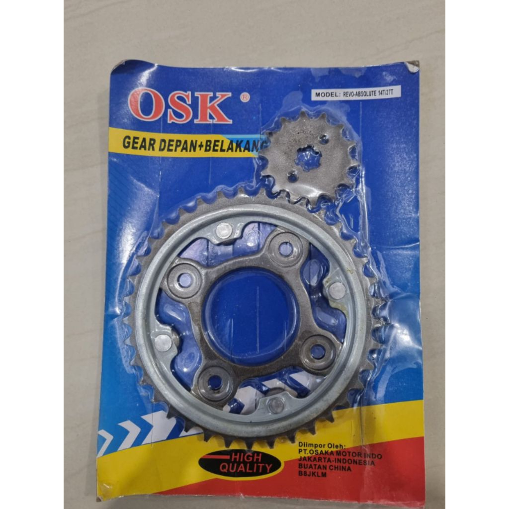 GEAR GIR PRESS GIR SET DEPAN BELAKANG REVO ABSOLUTE-BLADE OLD LAMA