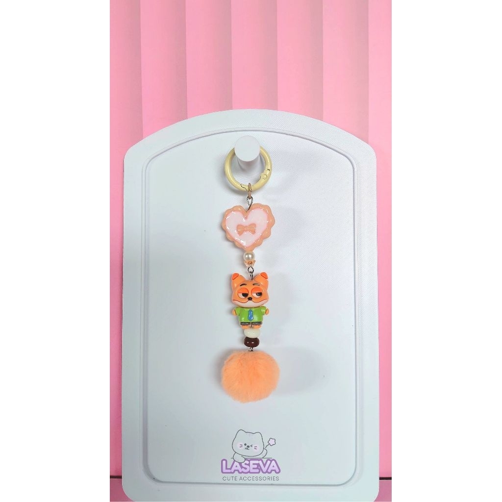 Bagcharm Keychain Nick Zootopia