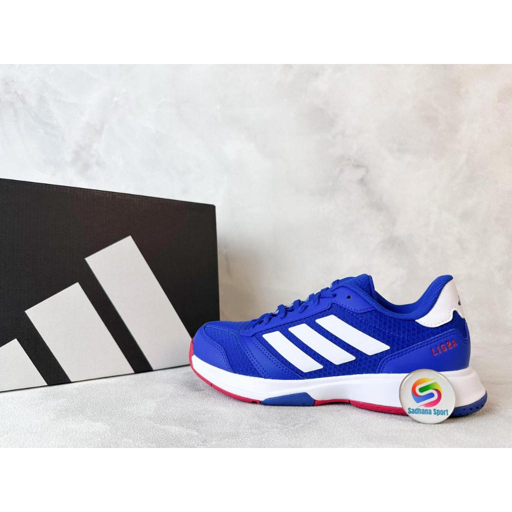 Sepatu Olahraga Indoor Adidas Ligra 8 M Blue [IH9945]