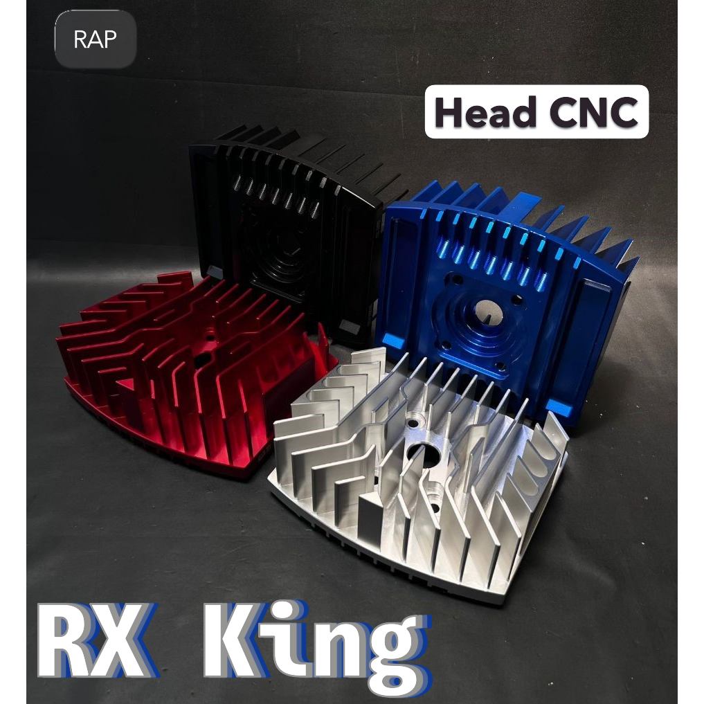 HEAD RX KING CNC/CYLINDER DEKSEL HEAD RX KING CNC SERl 7/T7 CUSTOME  BLACKBIRD