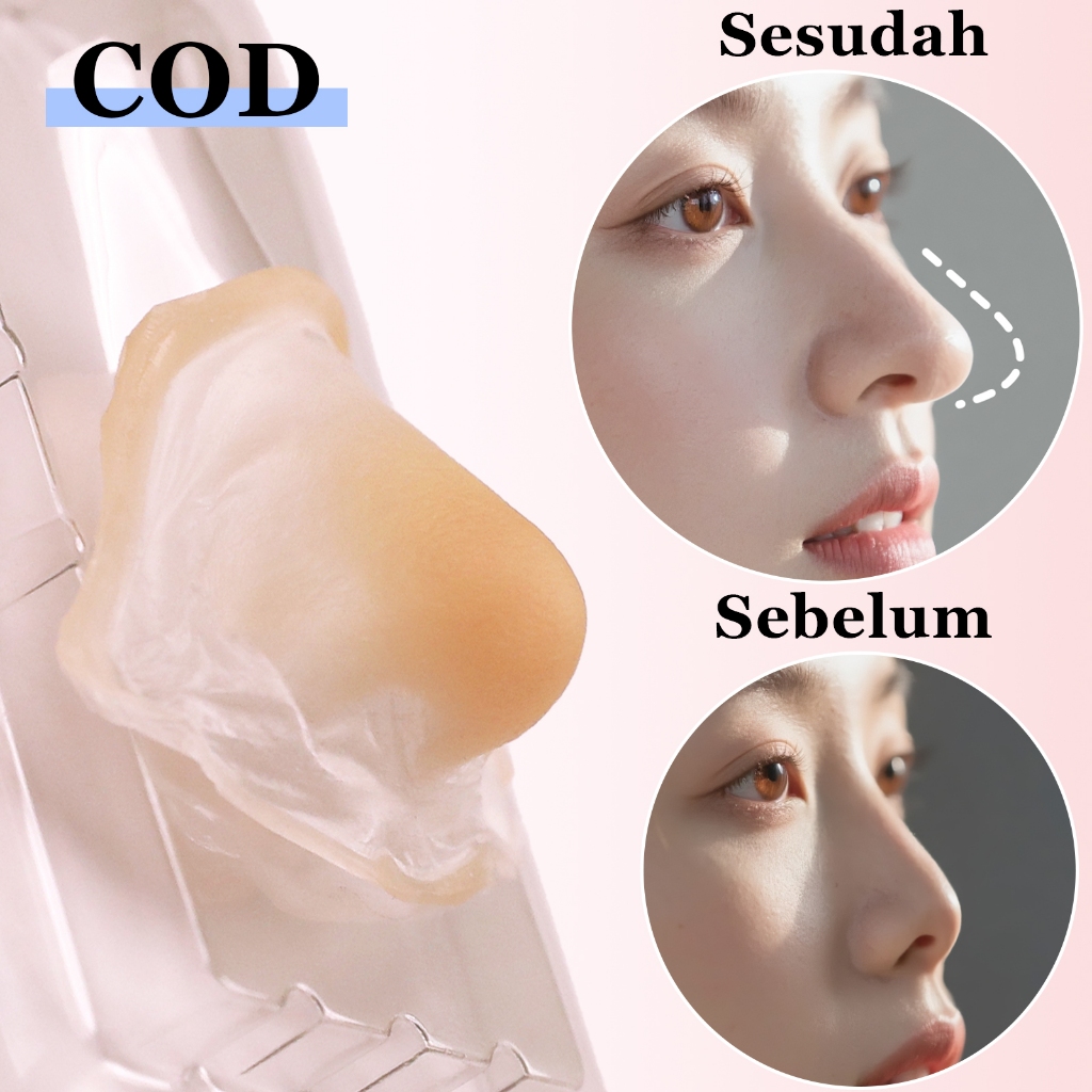 Cosplay Anime Hidung Palsu Silikon Tempel Alat Pemancung Hidung Mancung Nose Up 3D SFX Makeup B