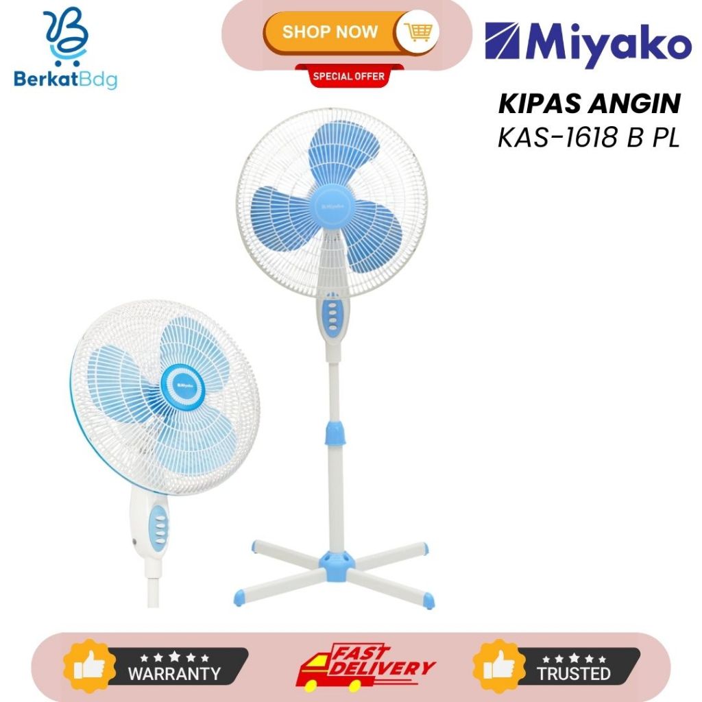 KIPAS ANGIN MIYAKO KAS 1618 B / KAS1618 B PL
