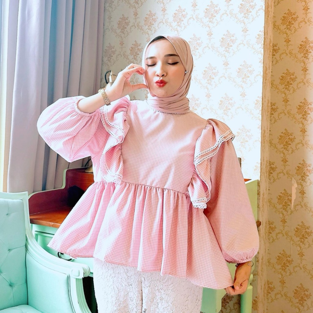 Osio Fashion Gevani Blouse Atasan Outfit Wanita Muslim