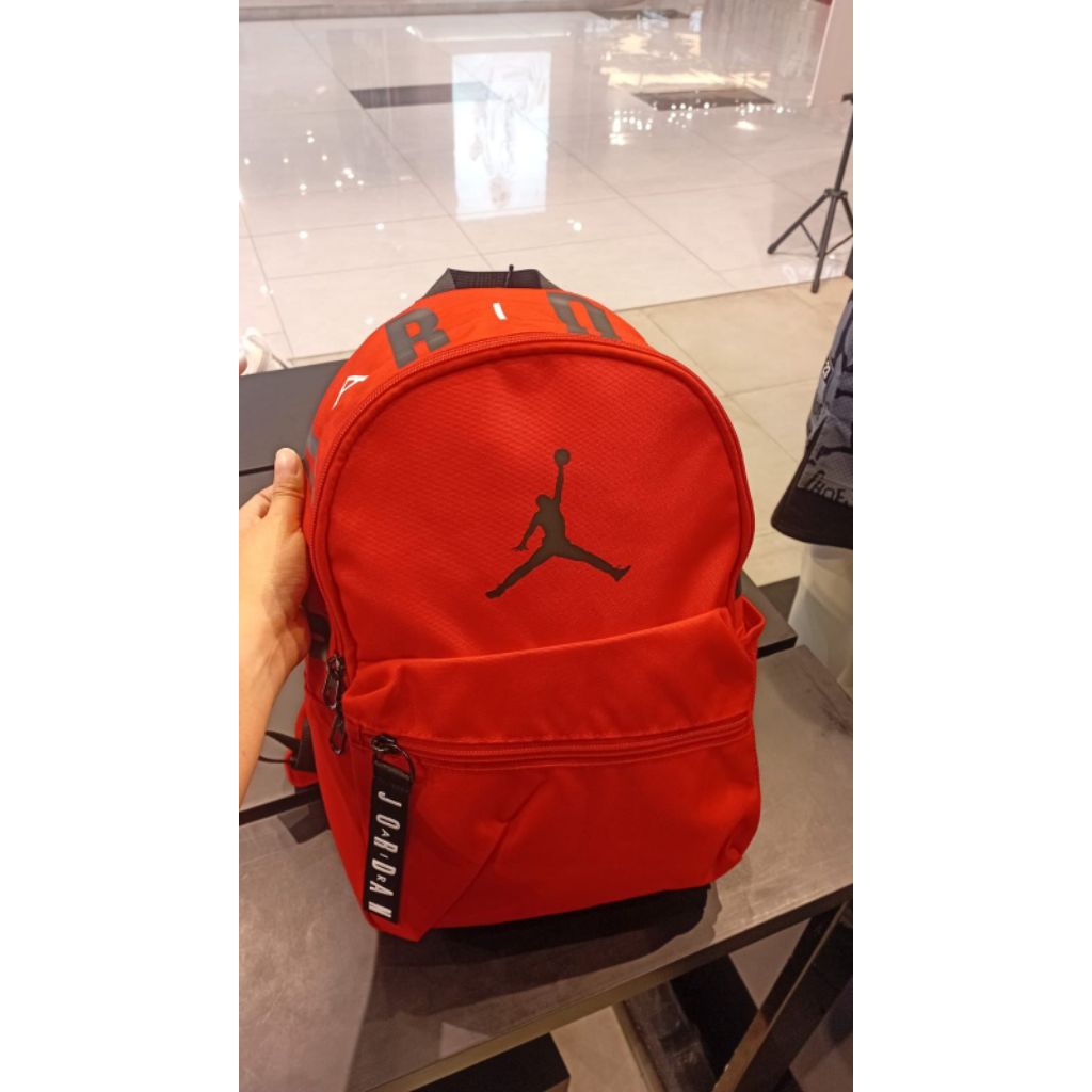 tas original store air Jordan  backpack tas merah