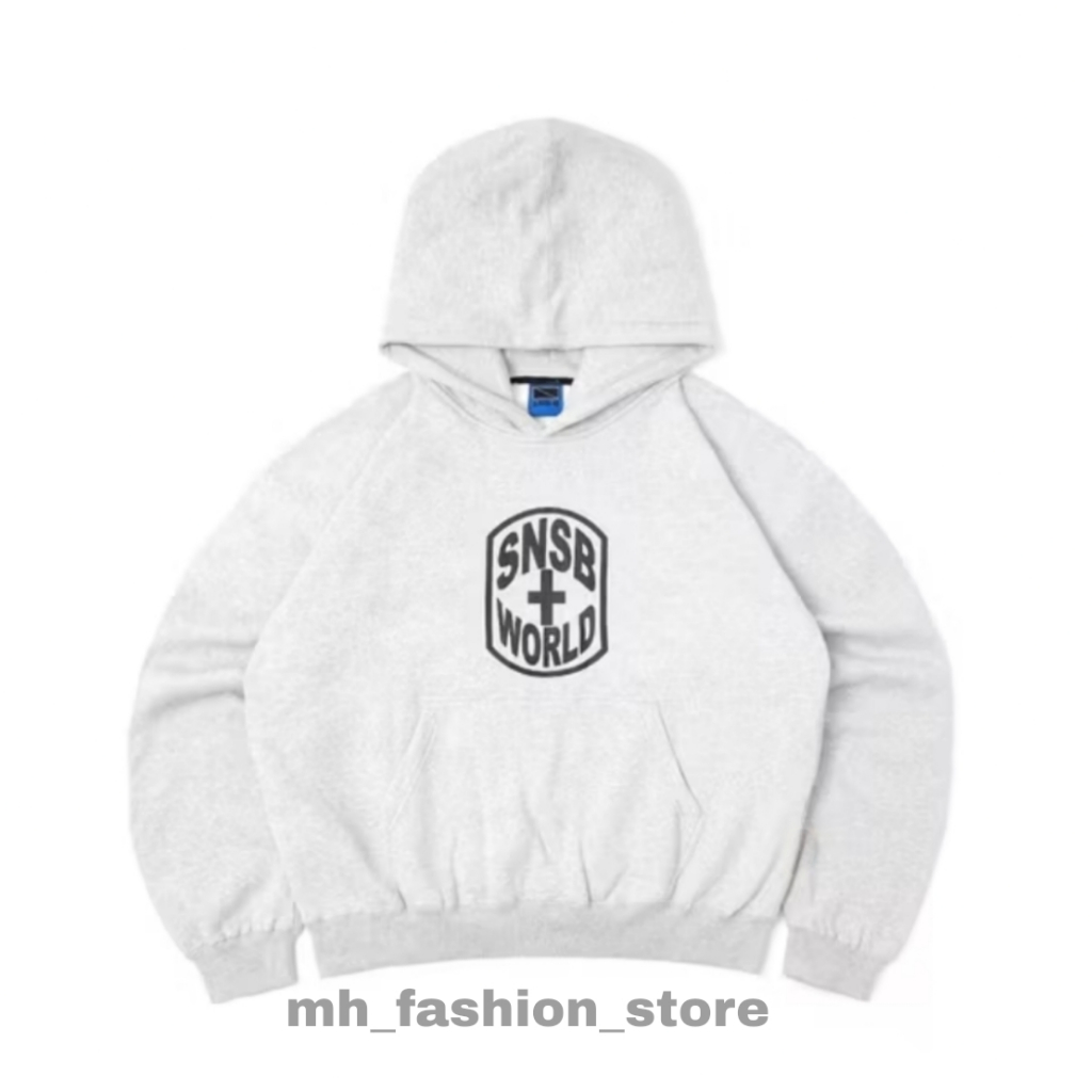 HOODIE SNSB | SNSB WORLD SHOOT WHITE | HOODIE BOXY UNISEX SNSB