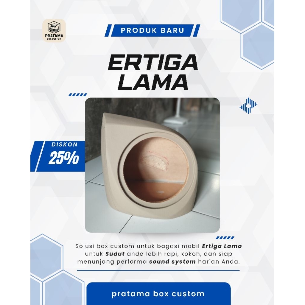 Box Sudut Mobil ertiga lama - Handmade Pratama Box Custom