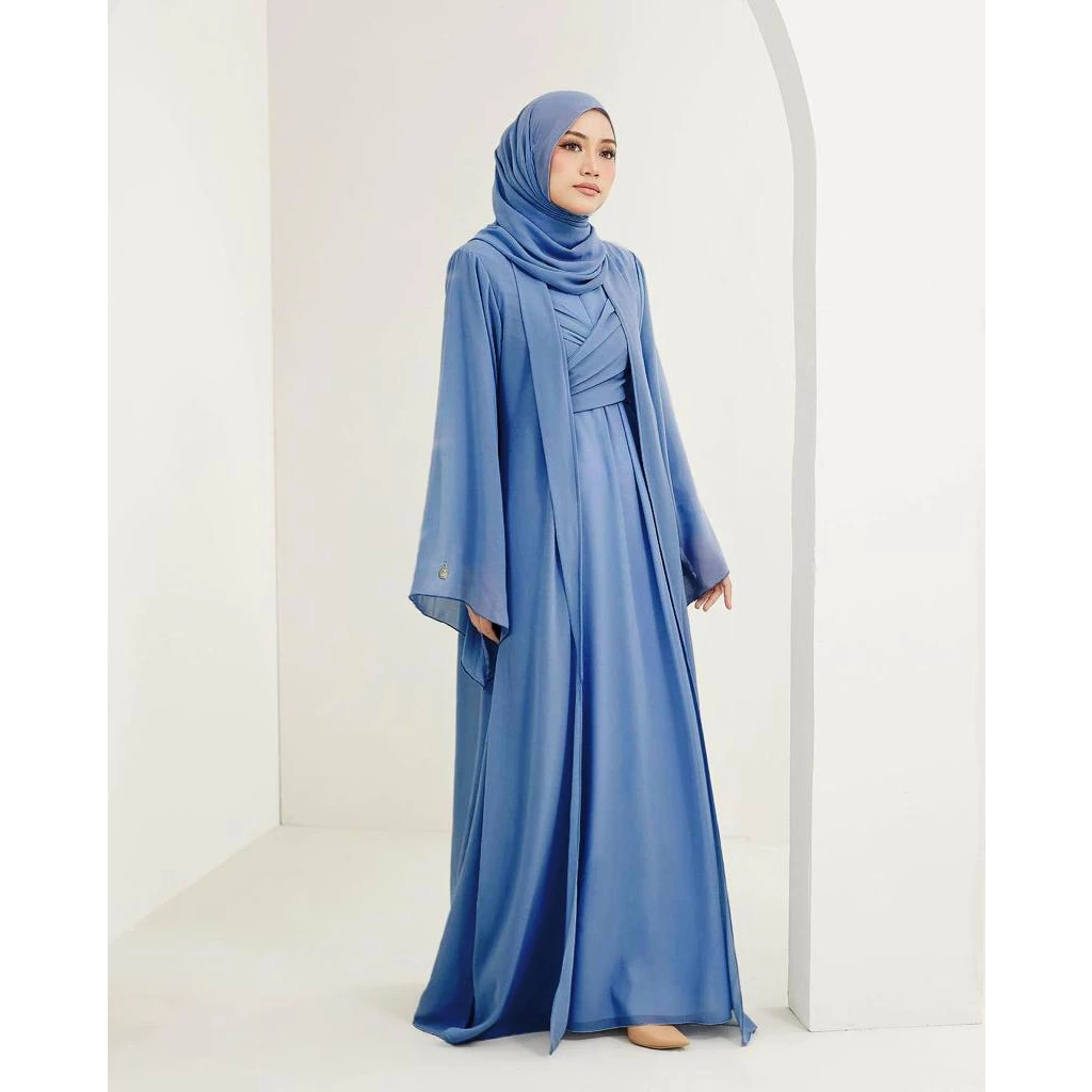Promo Gamis Abaya Ameena / Abaya basic / Abaya Jetblack / Abaya Hitam / Abaya Turkey / Abaya Arab / 