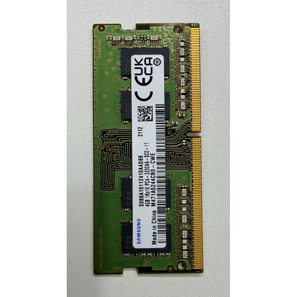 RAM Samsung DDR4 Laptop RAM 4GB 3200MHz (PC4-3200AA) [Bekas]