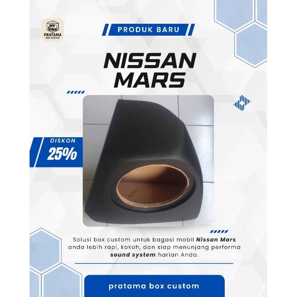 Box Sudut Mobil Nissan Mars - Handmade Pratama Box Custom