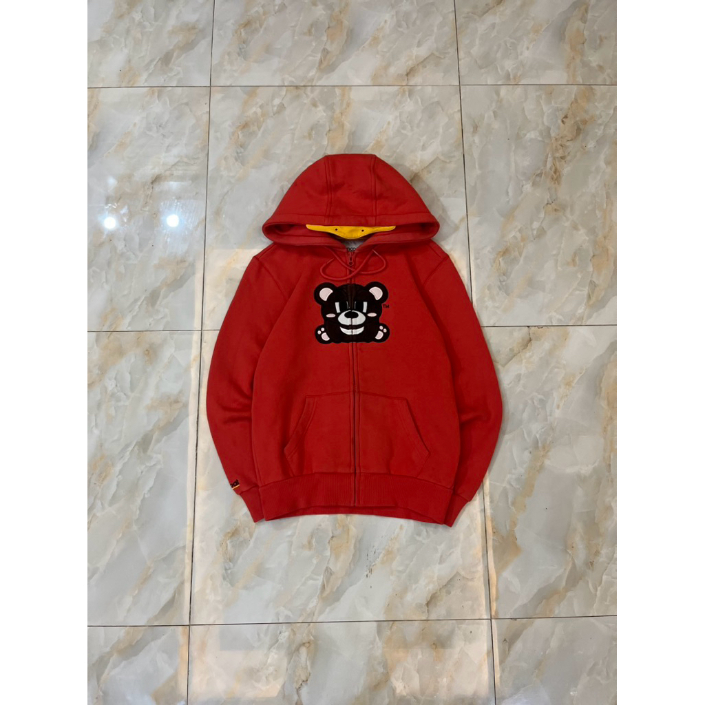Hoodie Pancoat Bear red