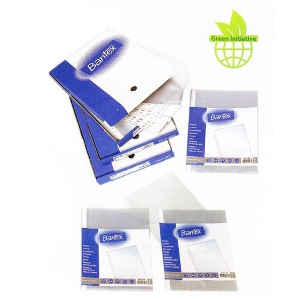 Plastik Sheet Protector Bantex A4 Transparan