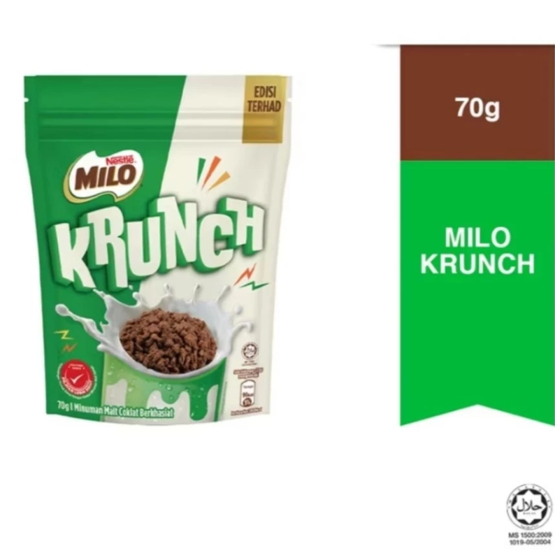 NESTLE MILO KRUNCH ASLI MALAYSIA 70gr