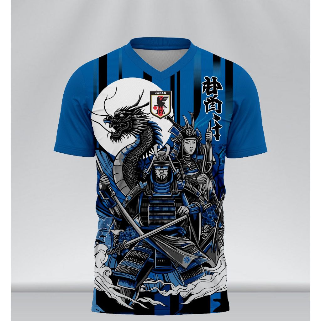 Jersey Jepang Fantasy 2025 Samurai Biru Pink