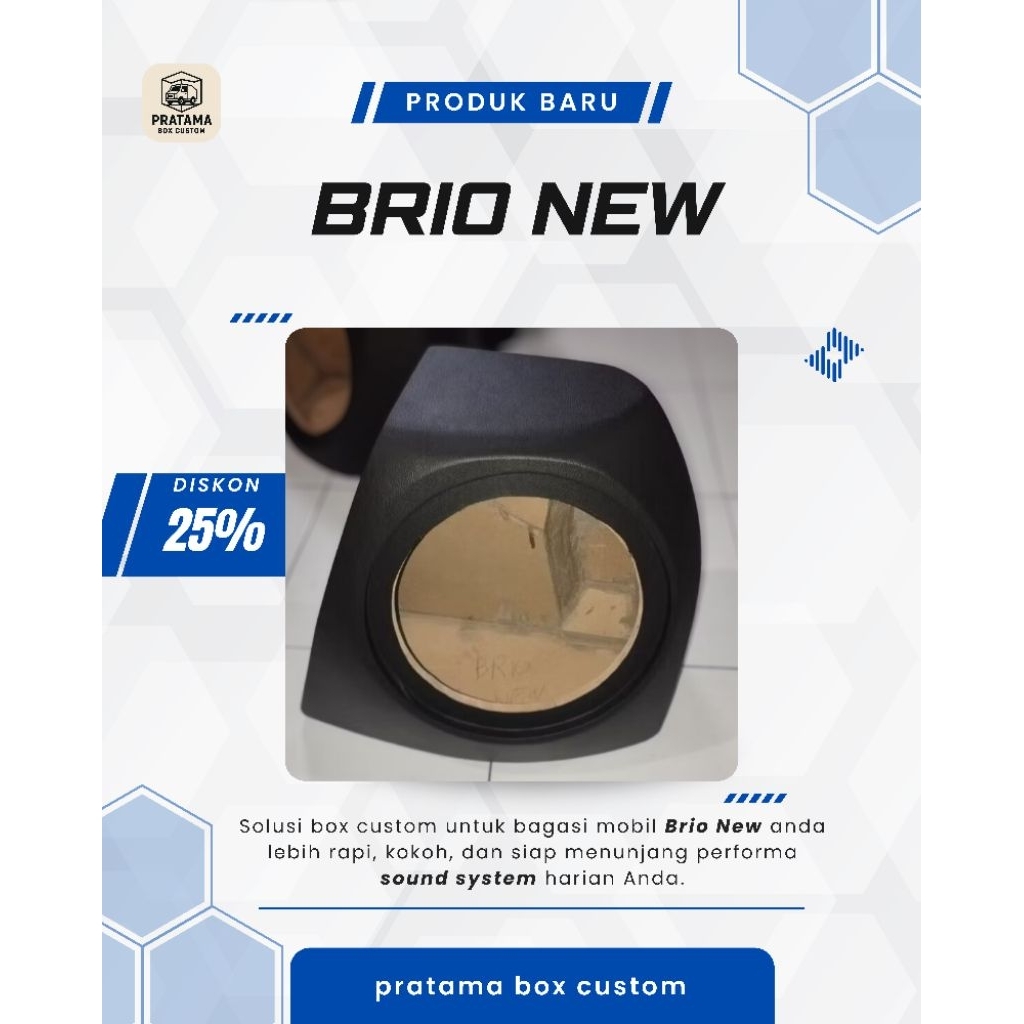 Box Sudut Mobil Brio New - Handmade Pratama Box Custom
