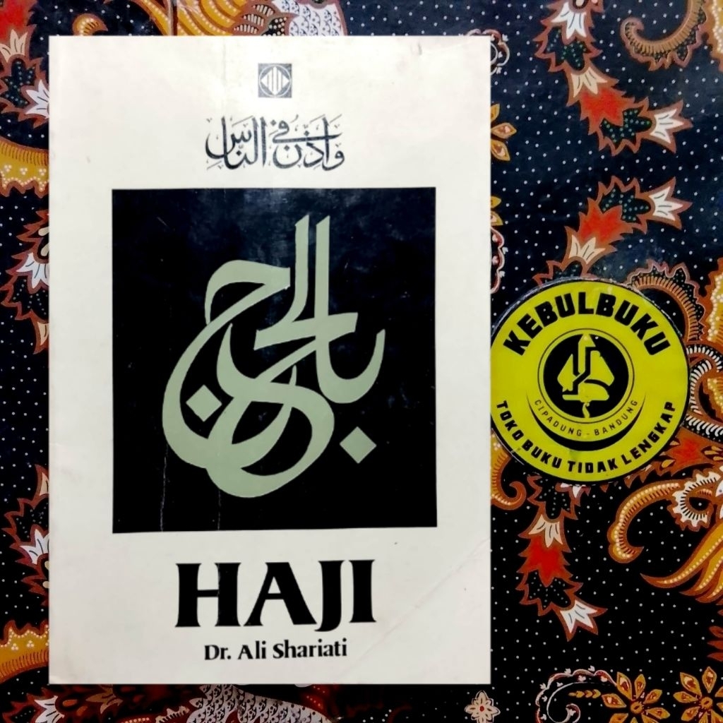 Original / Buku HAJI Karya Ali Syariati
