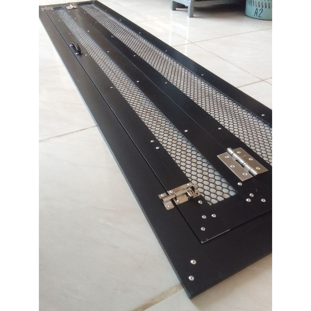 Tutup aquarium atau bakfiber ukuran 120X60