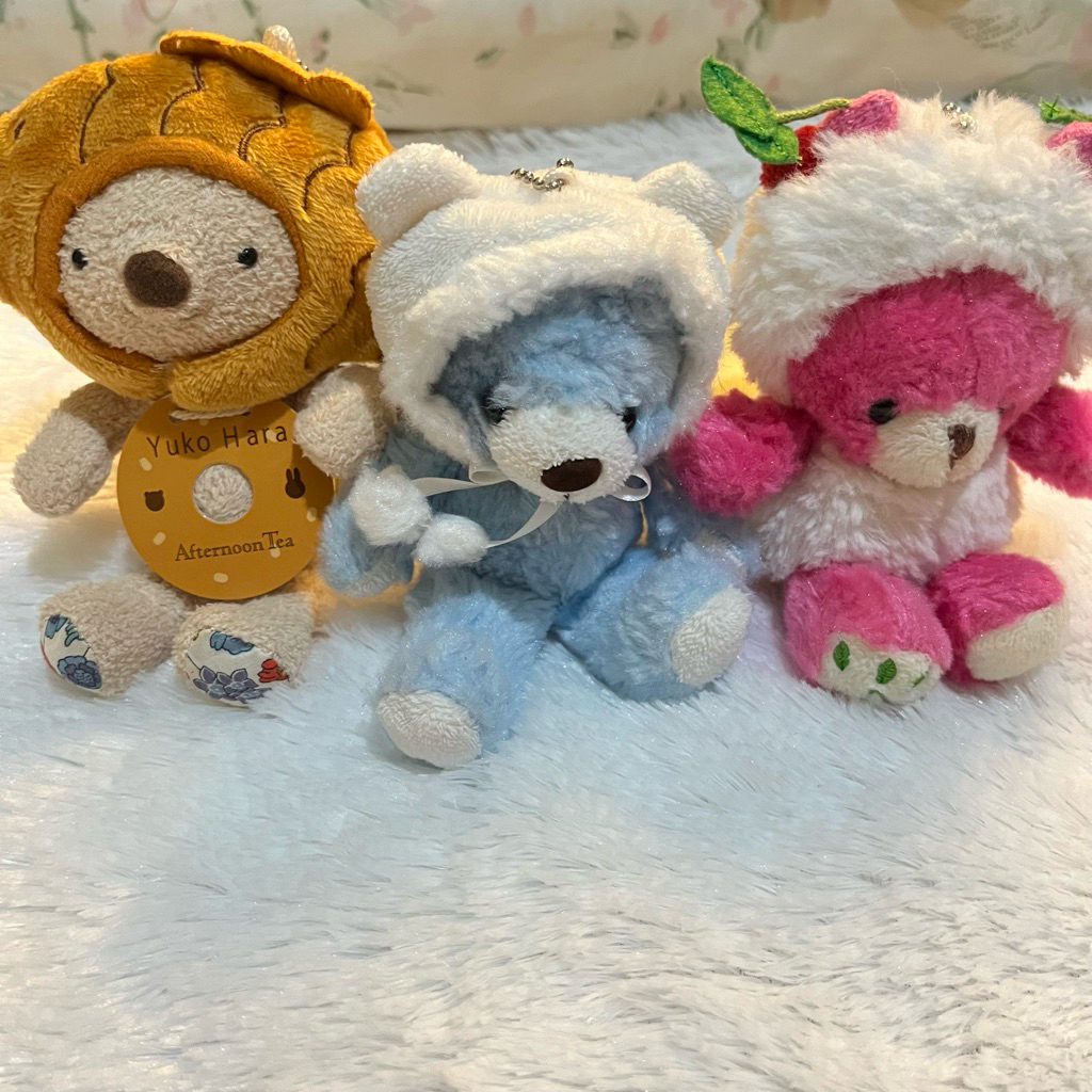 Tedybear ganci - takeoff/fujisey/tully’s kostum, dll