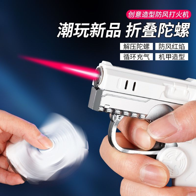 Korek Api Gas Spinner 4236 Korek Api Unik Besi Refillable Butane Lighter