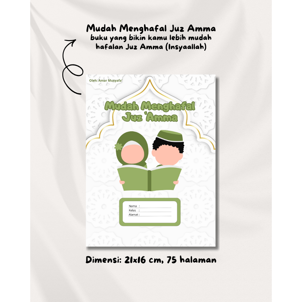 Buku hafalan juz amma, mudah menghafal juz amma, buku tahfidz, buku hafalan juz 30
