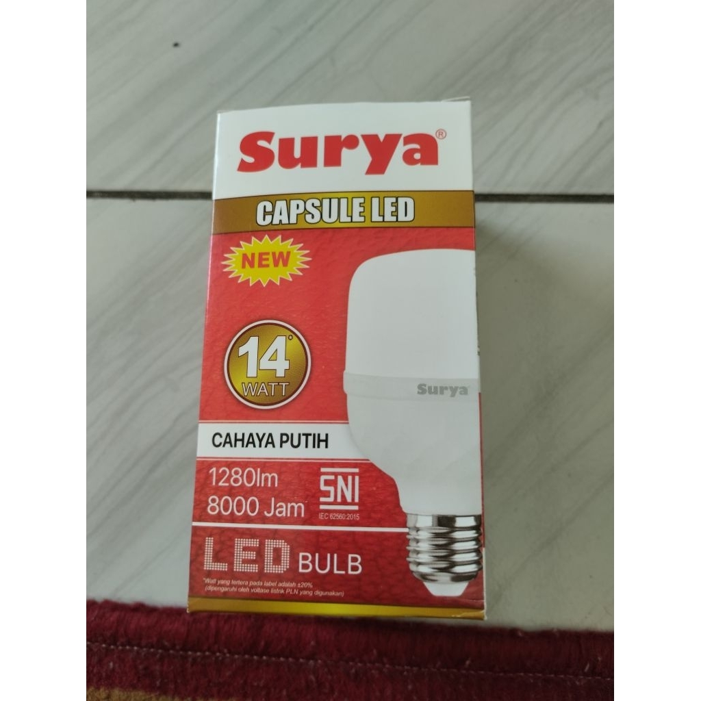 Lampu Surya Capsule Led 14 Watt Cahaya Putih