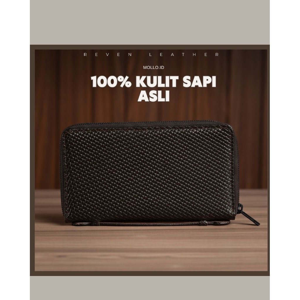 Mahawira MIni Pouch - handbag kulit asli original 100% Clutch bag pria branded Mini pouch kulit asli