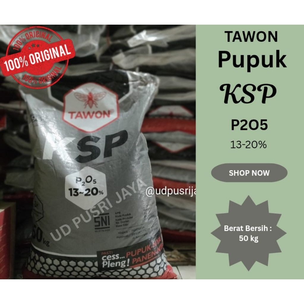 Pupuk KSP Tawon Kemasan 50kg
