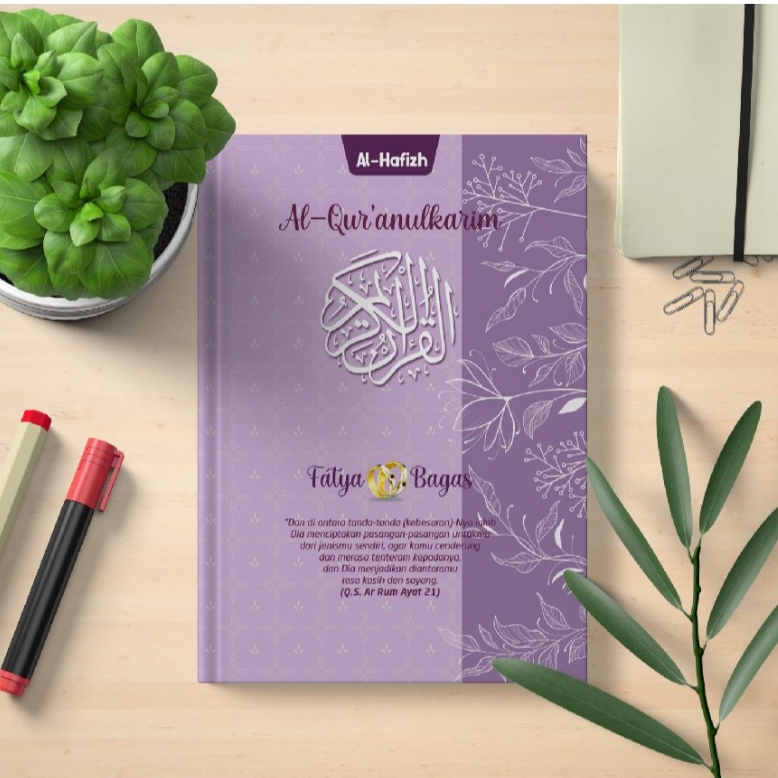 Alquran Custom Nama Dan Foto Ukuran A5 Hard Cover