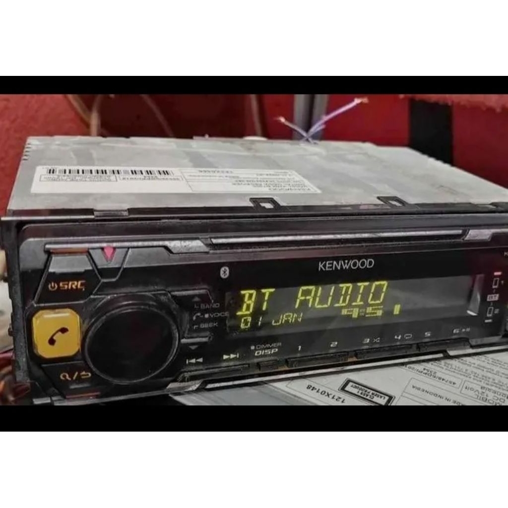 KENWOOD KMM-BT303 BLUETOOTH head unit single